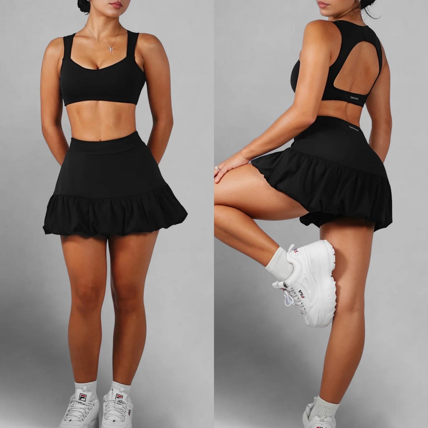 Ballerina Falda con Pantalón Negro & Top