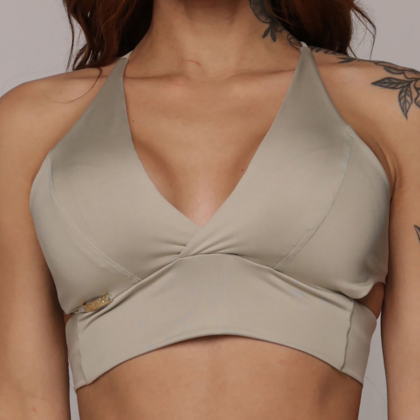 Medallo Crop Top Champagne