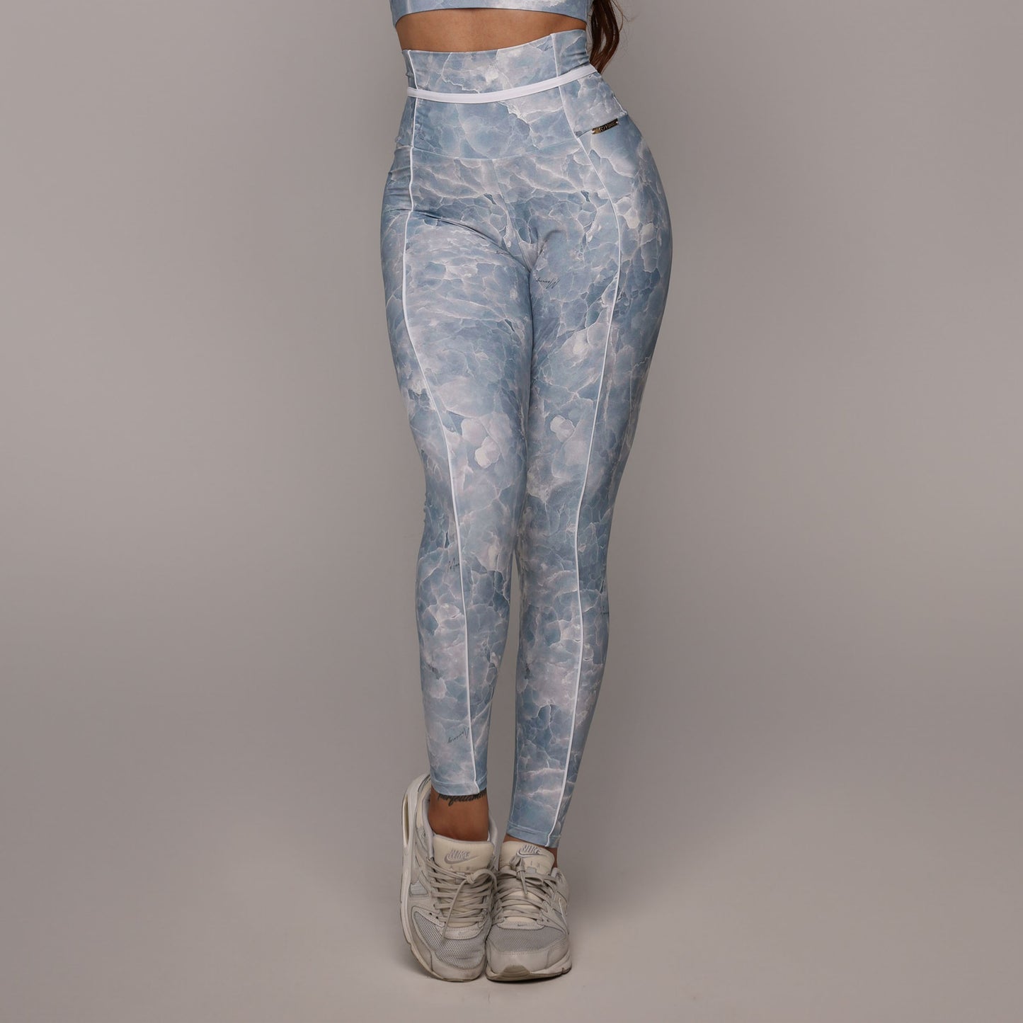 Crystal Blue Legging Brasileño Scrunch