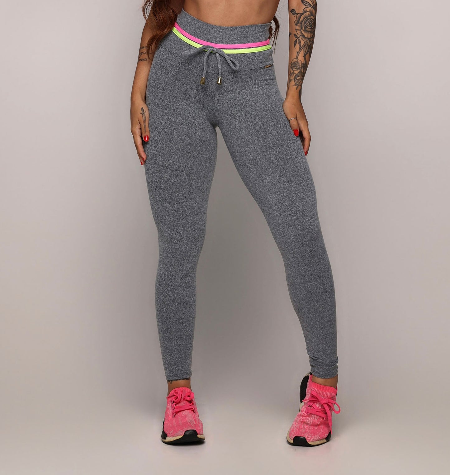 Legging de Compresión Brasileño Scrunch Gris (5 Estrellas)