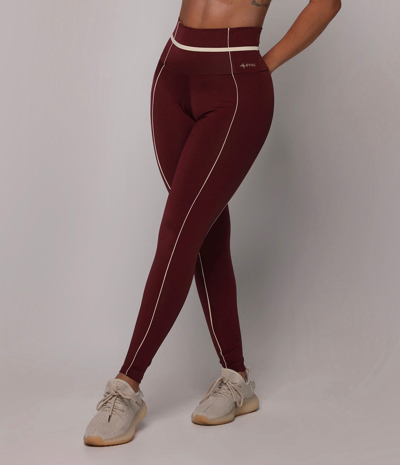 Queens Burgundy Legging Brasileño