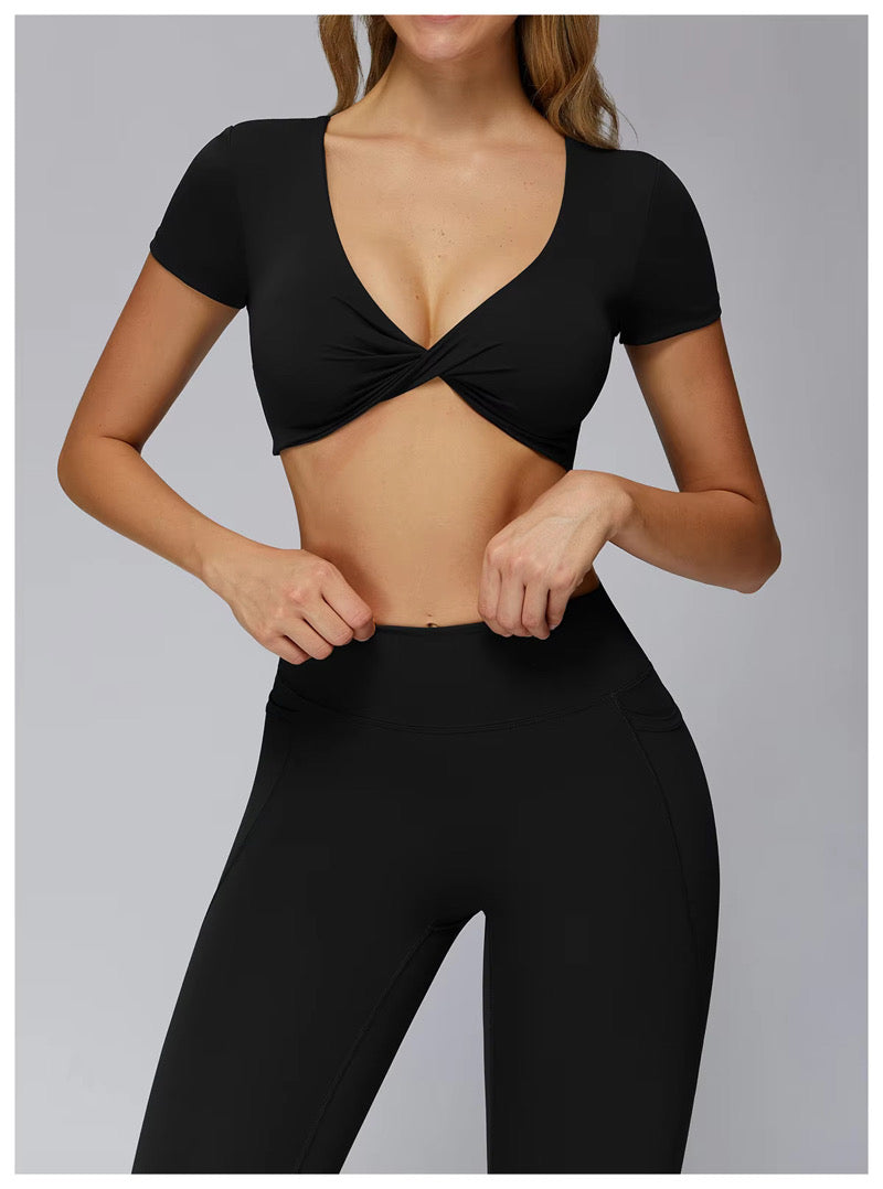 Tulum Crop Top Negro