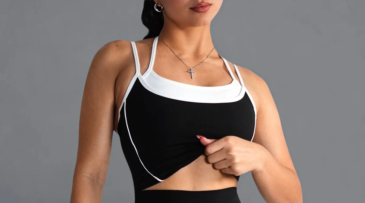 It’s Summer Flare Black & White Legging & Top