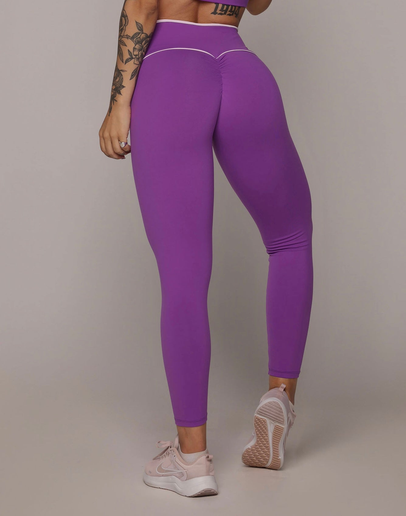 Purple & Lilac Legging de Compresión Brasileño Scrunch (5 Estrellas)