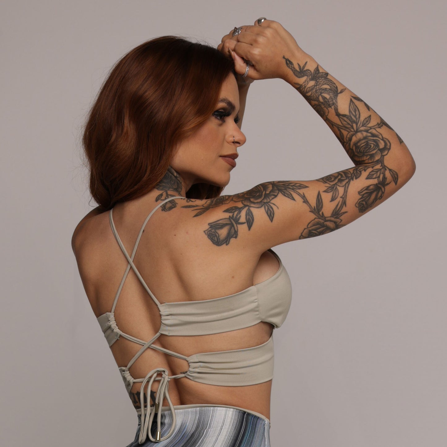Medallo Crop Top Champagne