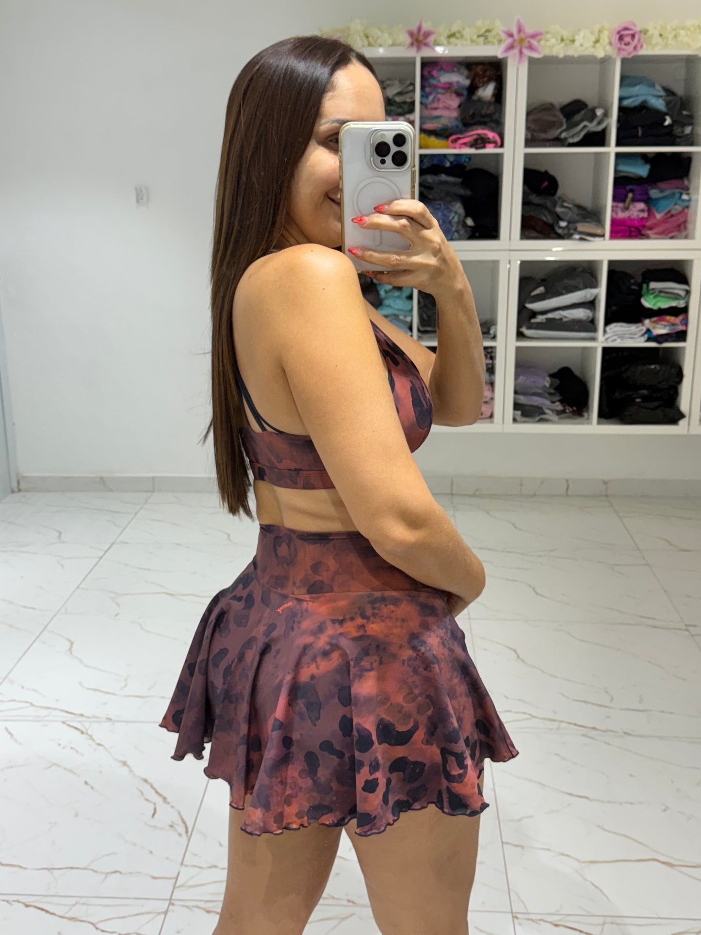 Savage Falda con Pantalón & Crop Top