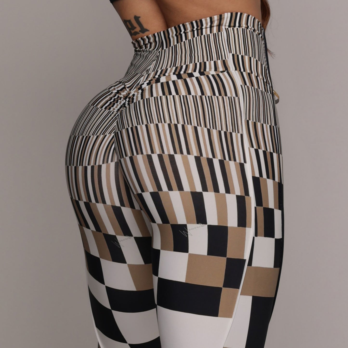 3D Barcode Legging Brasileño Scrunch