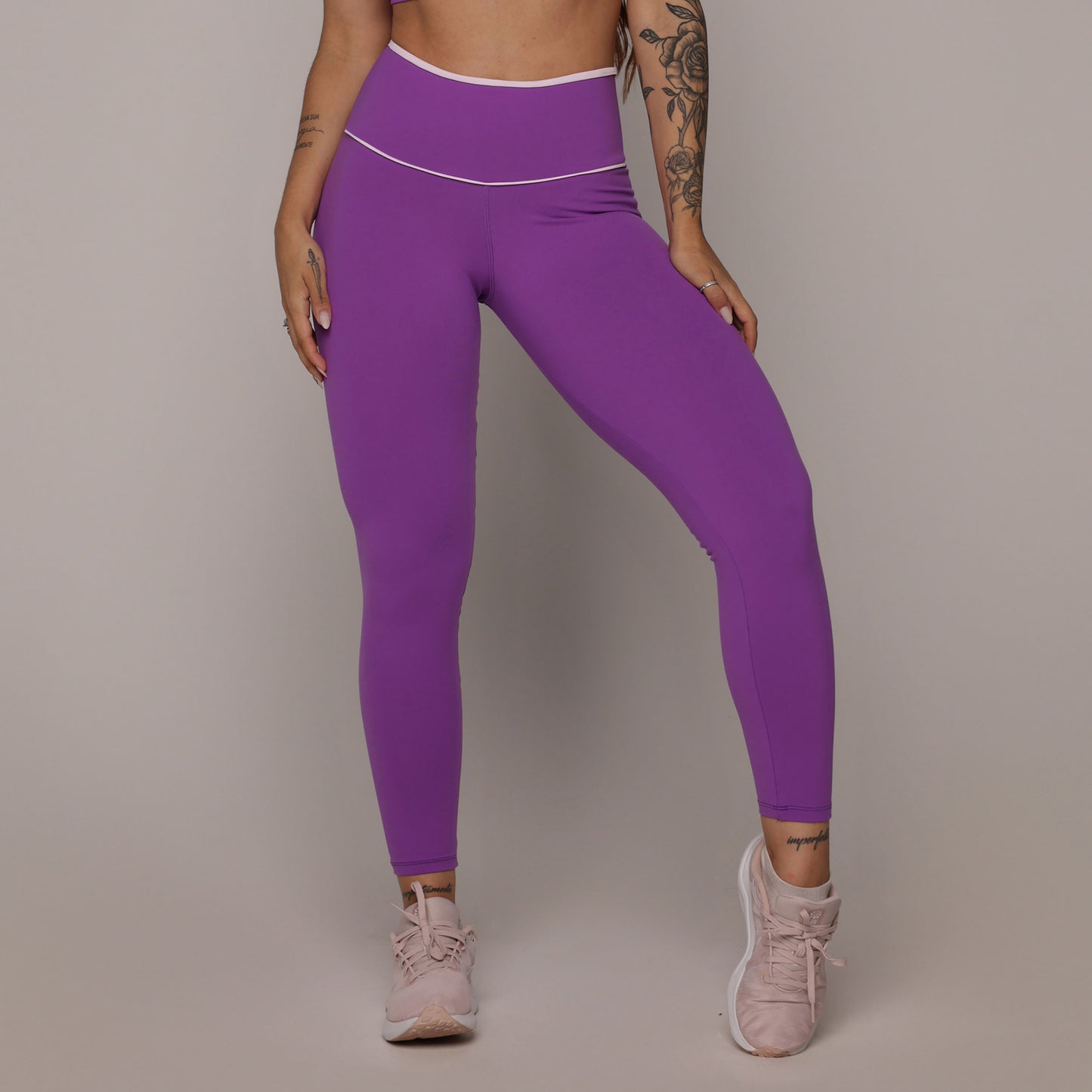 Purple & Lilac Legging de Compresión Brasileño Scrunch (5 Estrellas)