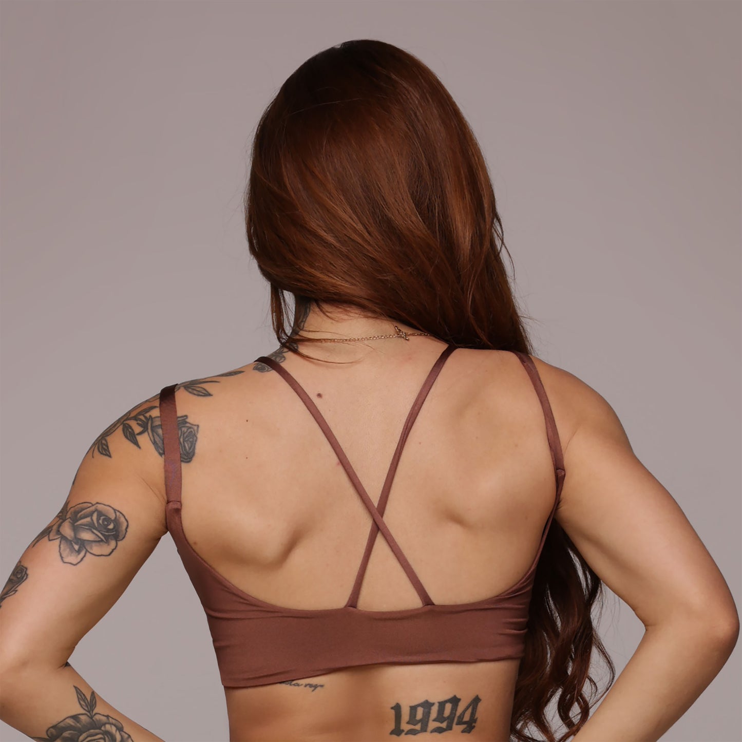 Honey Legging de Compresión Brasileño Scrunch (5 Estrellas) & Chocolate Crop Top