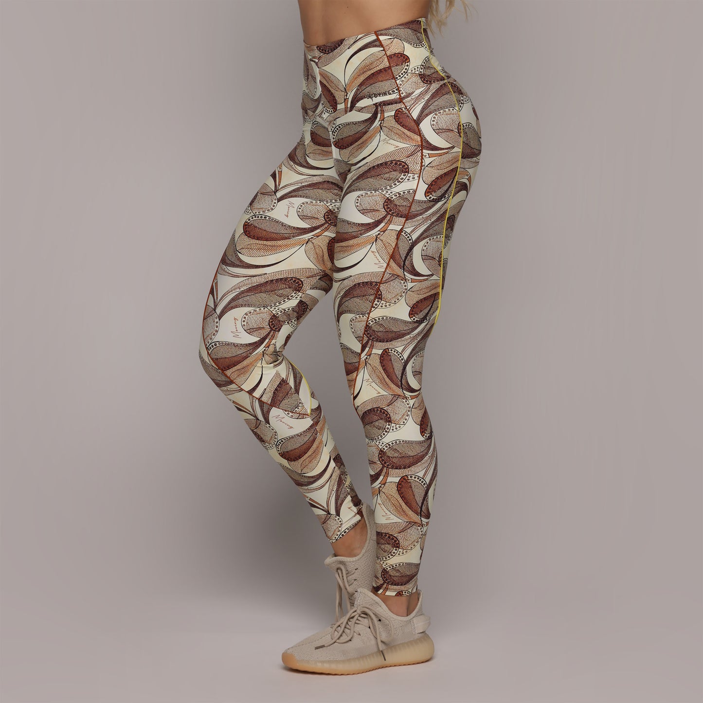Paisley Legging Brasileño Scrunch & Crop Top