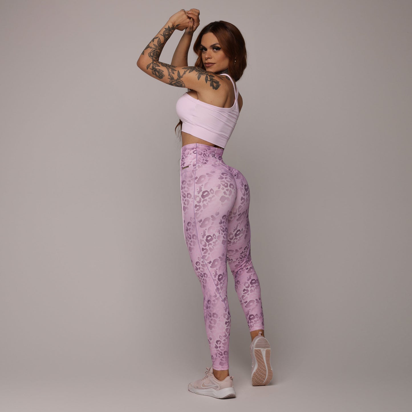 Pink Panther Legging Brasileño Scrunch & Crop Top