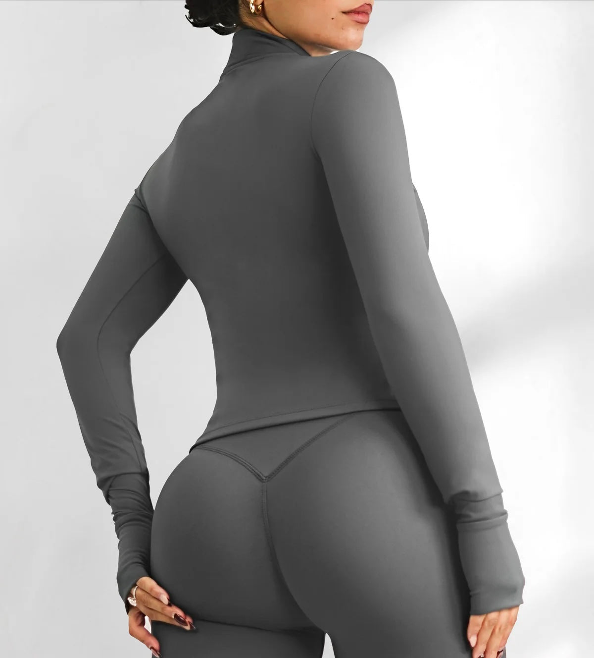 Basic Jacket Long Sleeve Gray