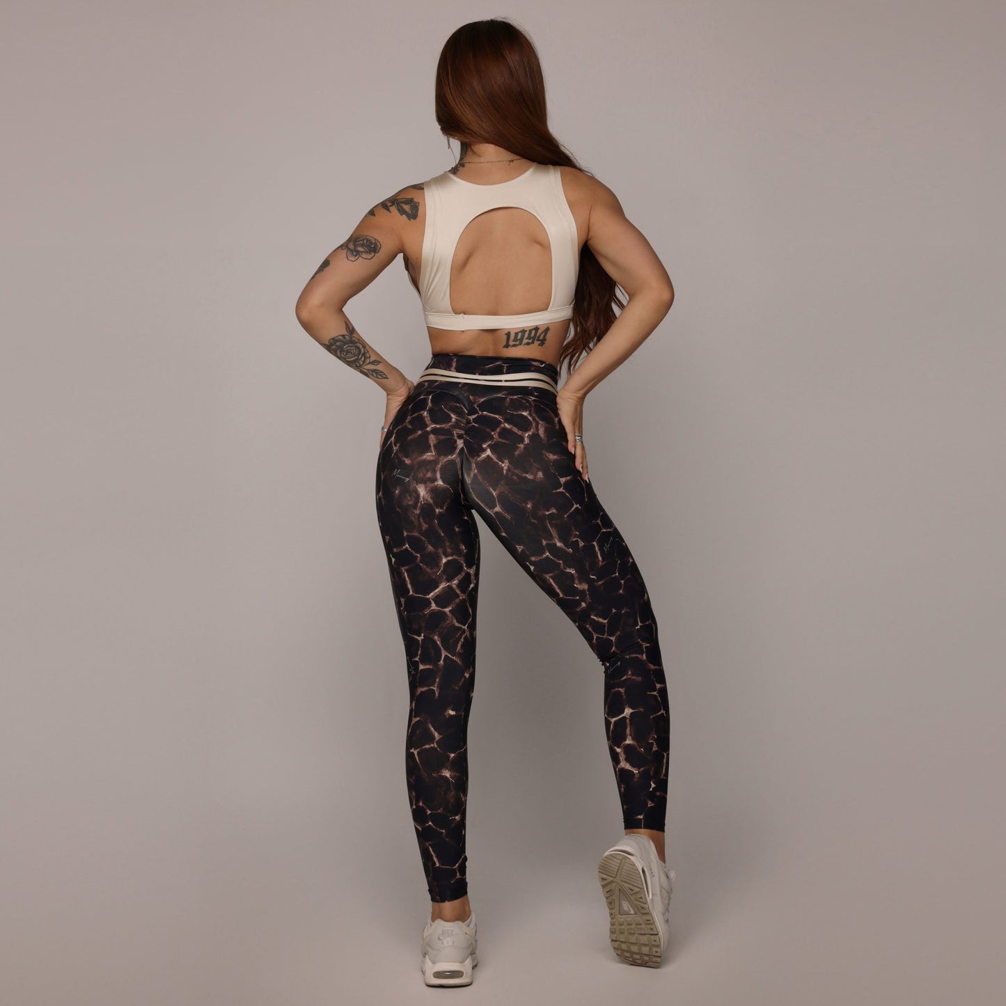 Gold Mines Legging Brasileño Scrunch & Crop Top Gold