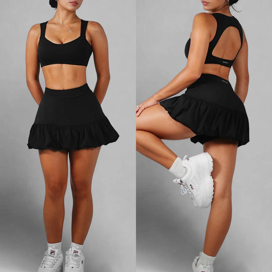 Ballerina Falda con Pantalón Negro & Top