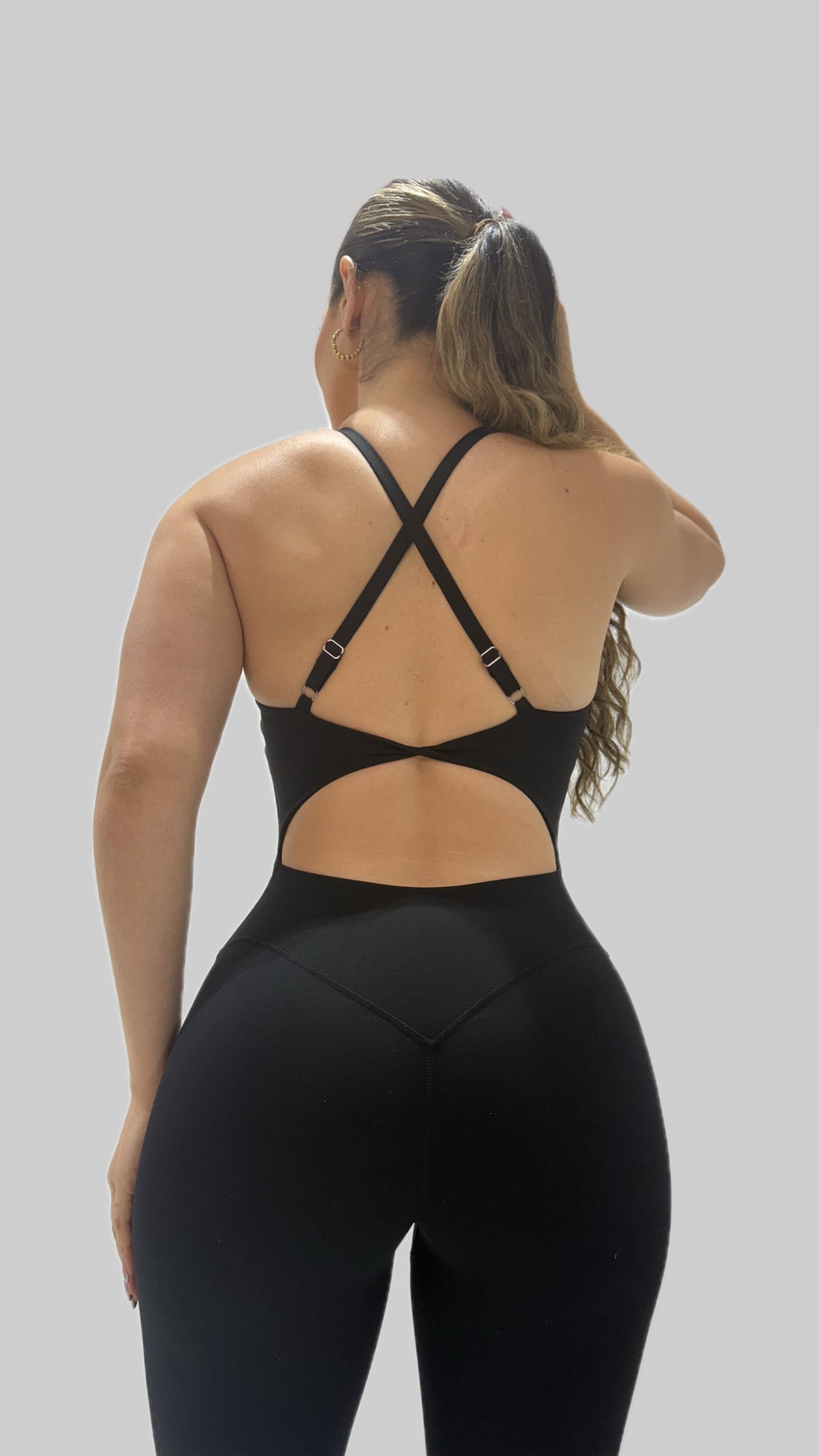 Fit Girl Enterizo Negro
