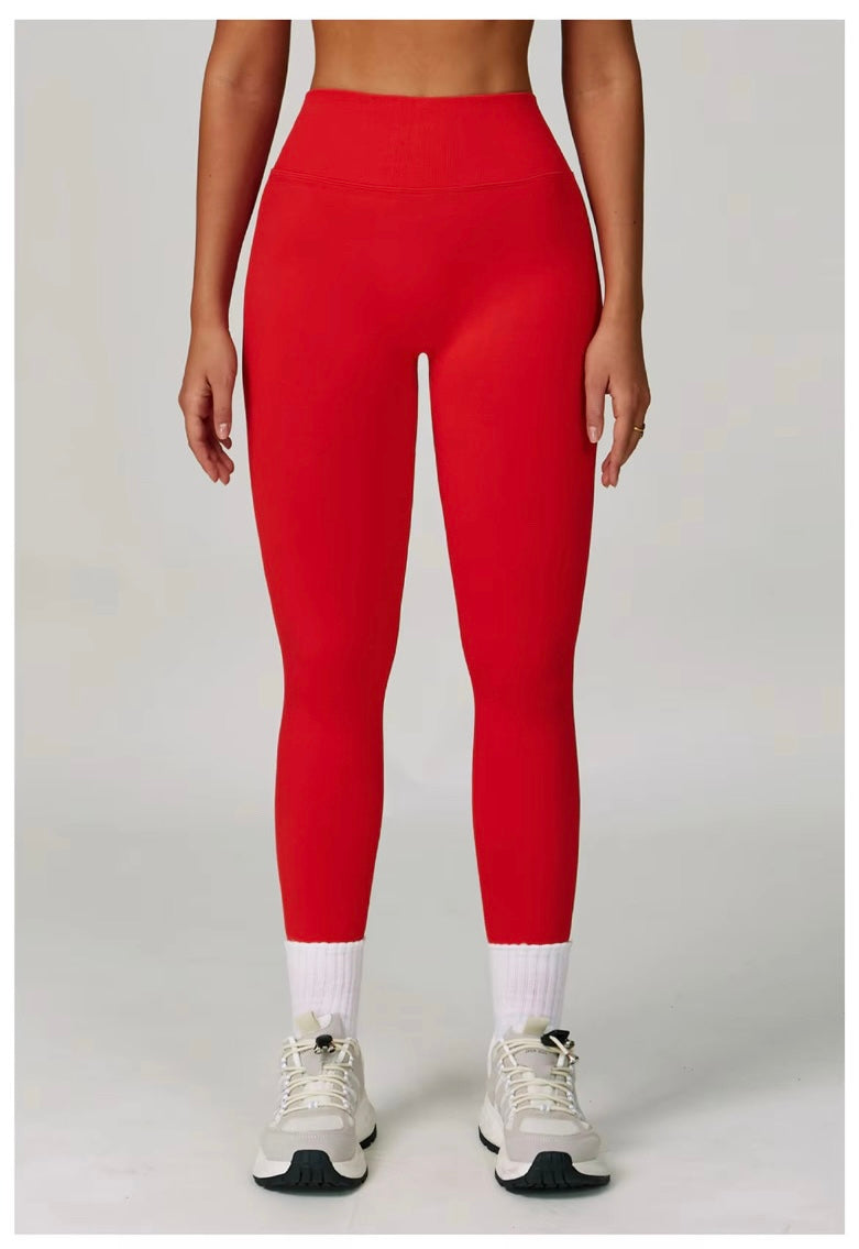 V Scrunch Legging Rojo