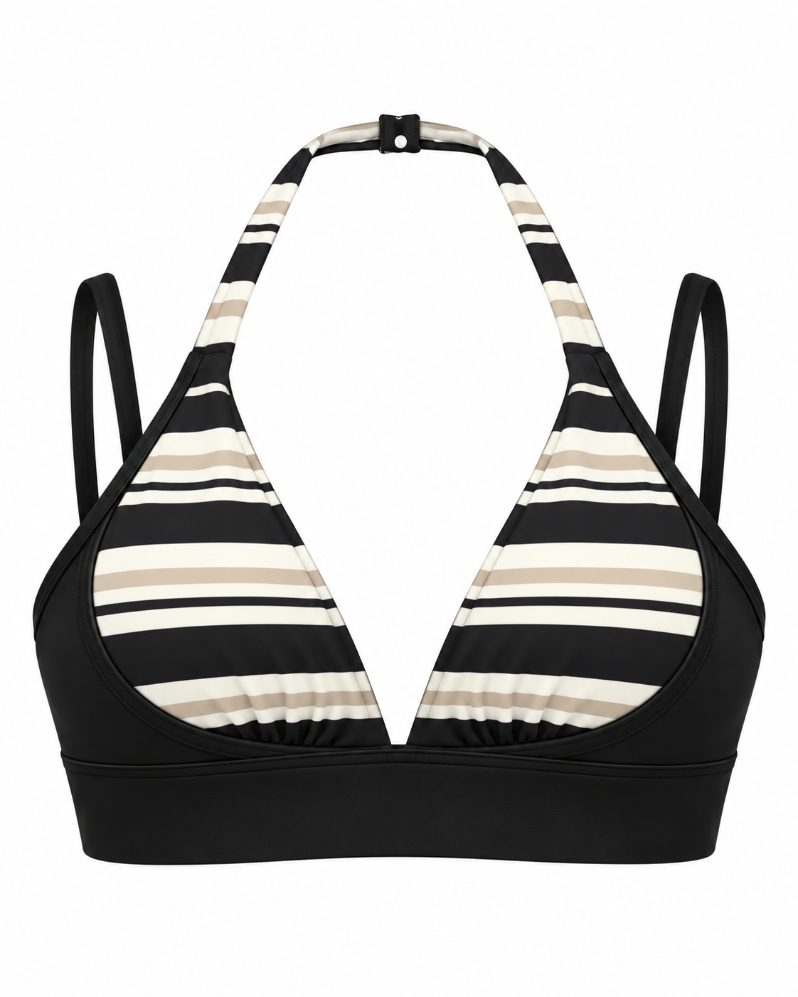 Mykonos Black Crop Top