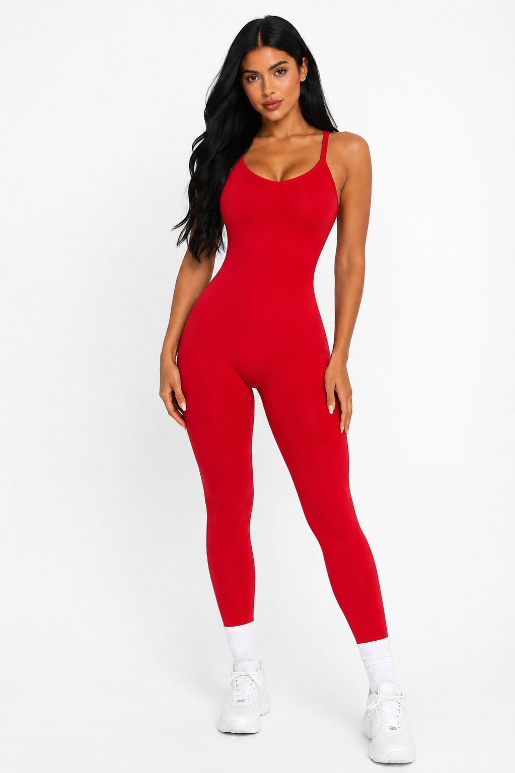 Elevate Enterizo Rojo con Tiras Ajustables
