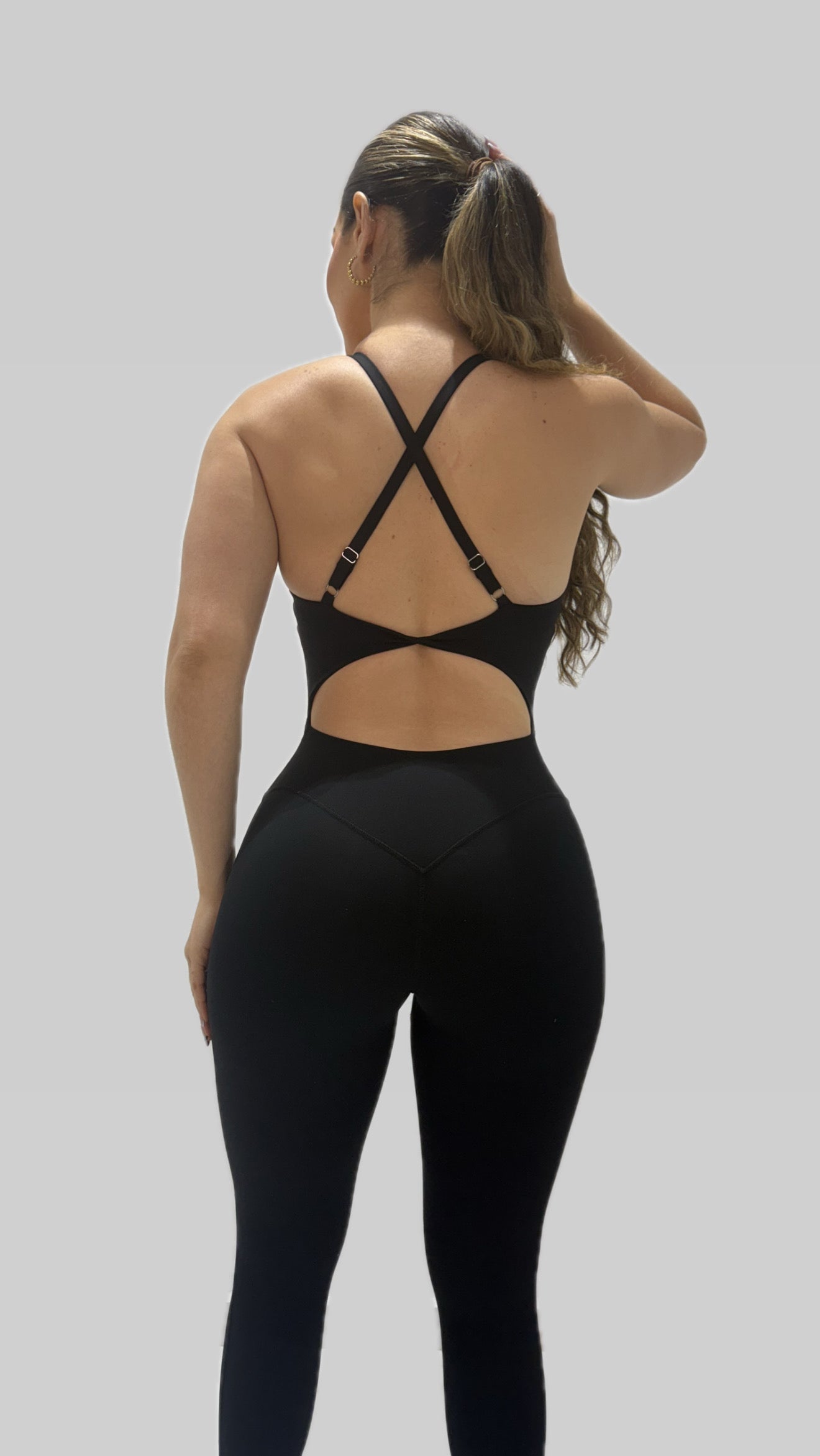 Fit Girl Enterizo Negro