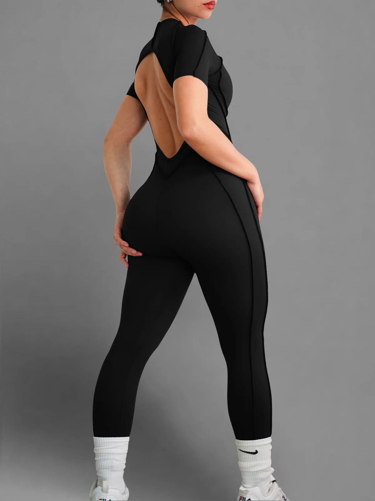 Moto Mami Enterizo Negro