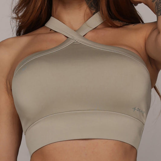 Ibiza Crop Top Champagne