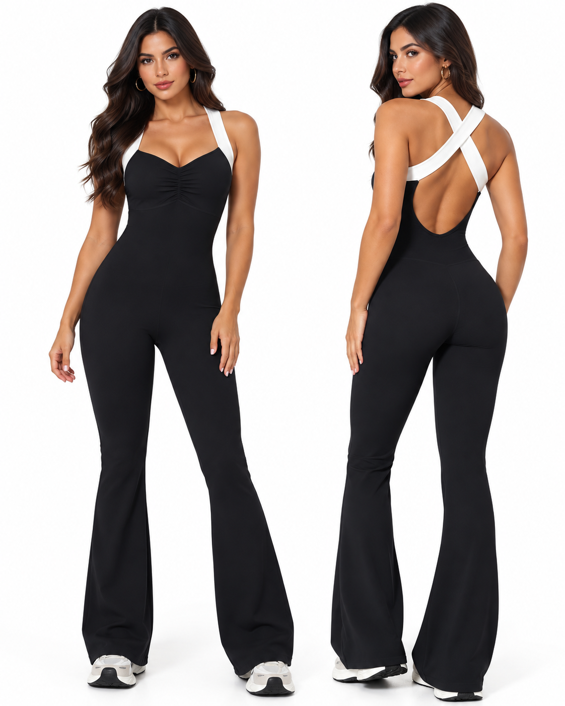 Black & White Jumpsuit Palazzo