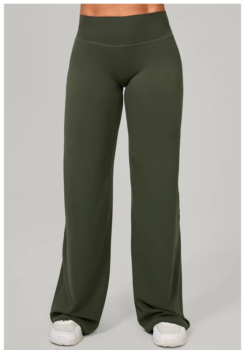 Latina Gang Straight Legging Olive Green