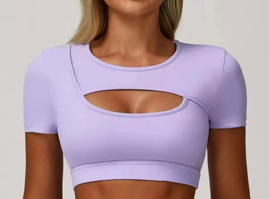 Yucatán Crop Top Lavanda