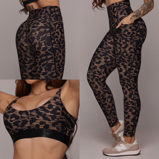 Fierce Legging Brasileño with Pockets & Crop Top
