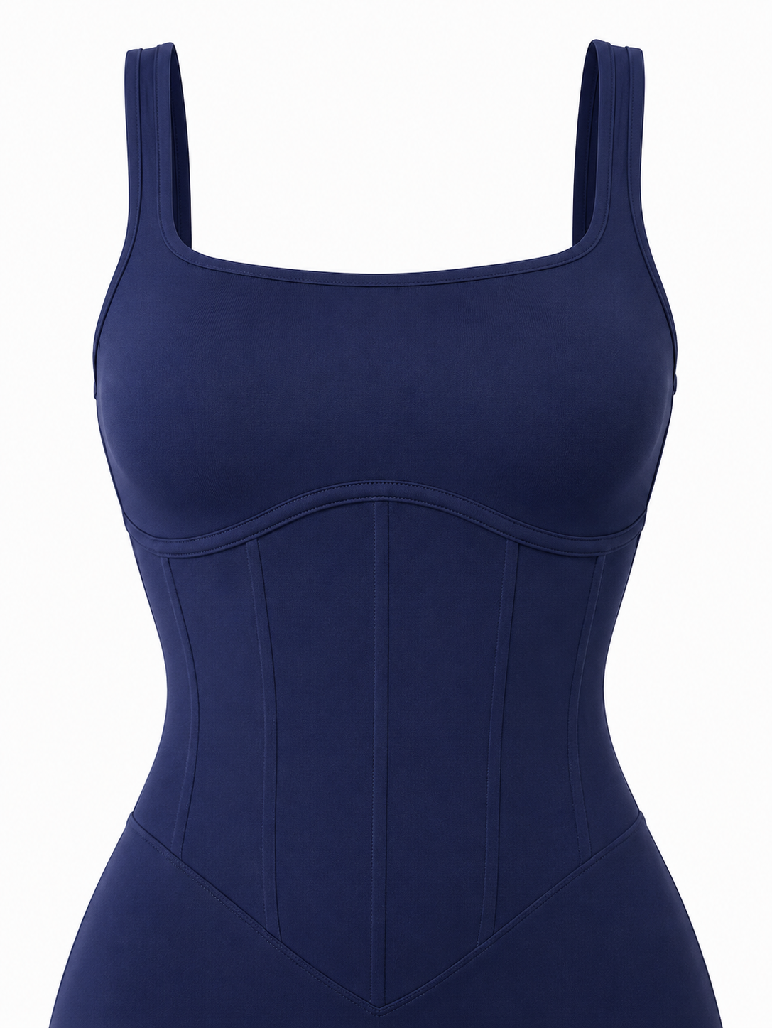 Charlotte Enterizo Azul Marino con Tiras Ajustables