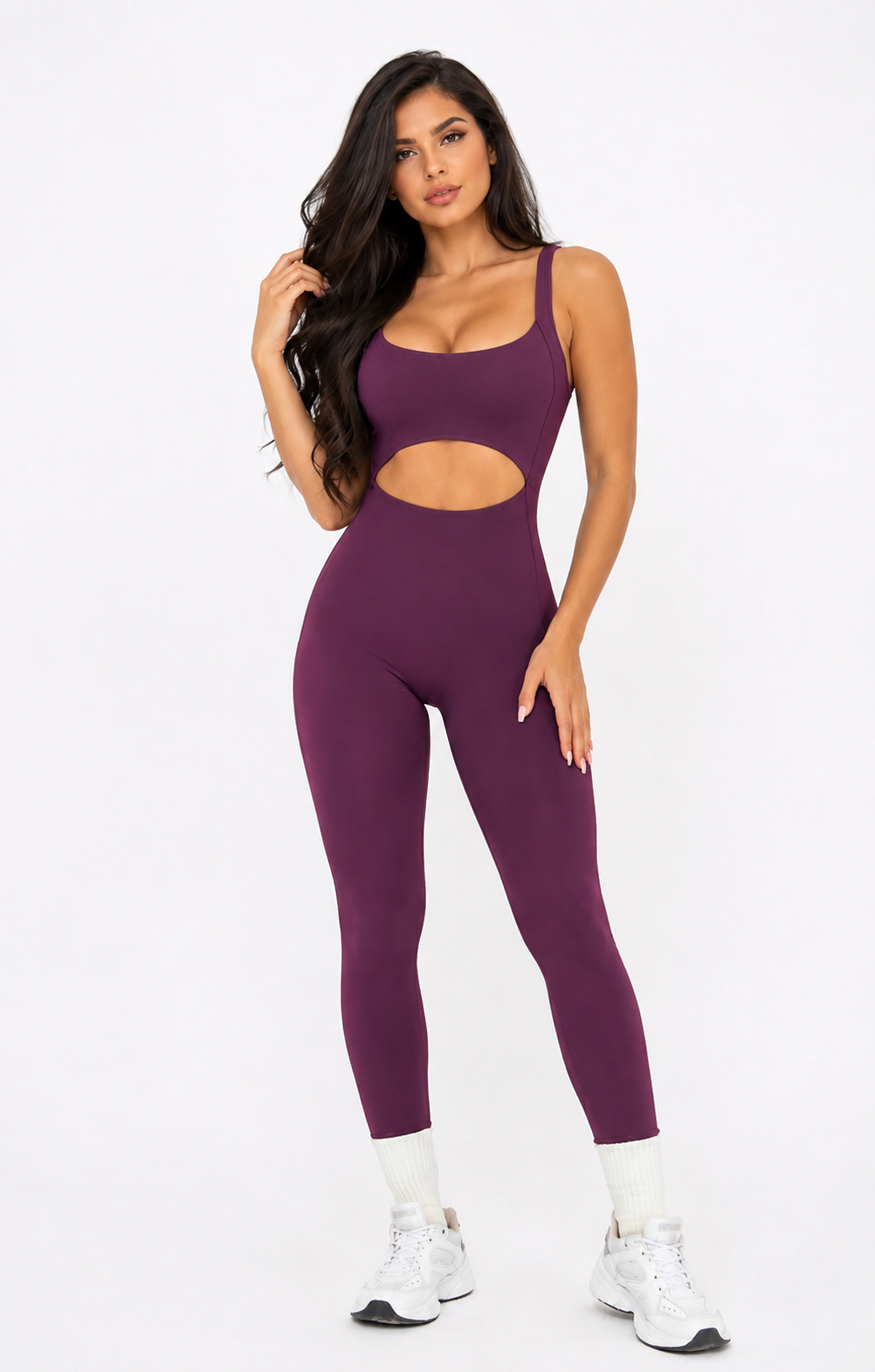 Nizuc Enterizo Plum con Zipper