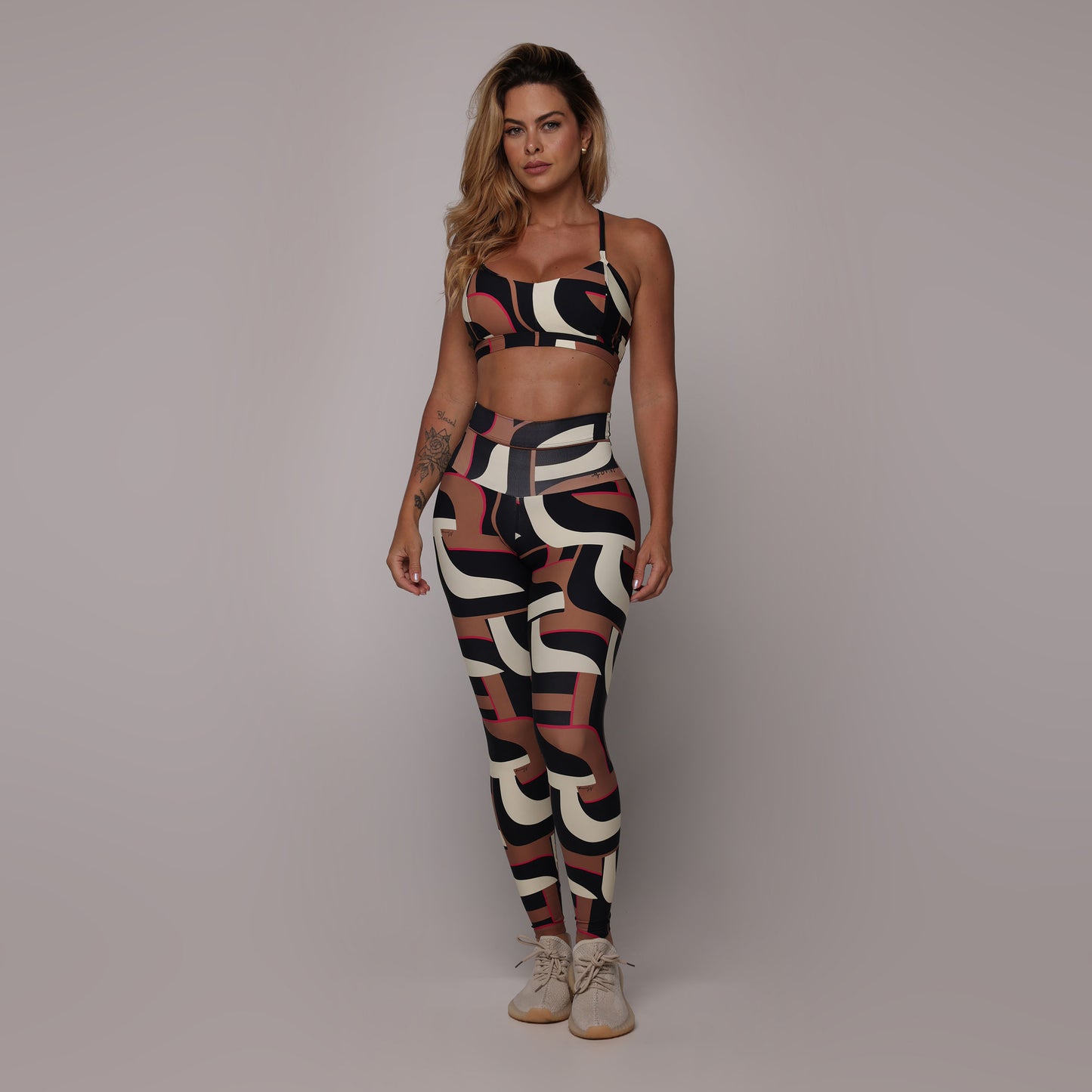 Abstract Energy Legging Brasileño & Crop Top