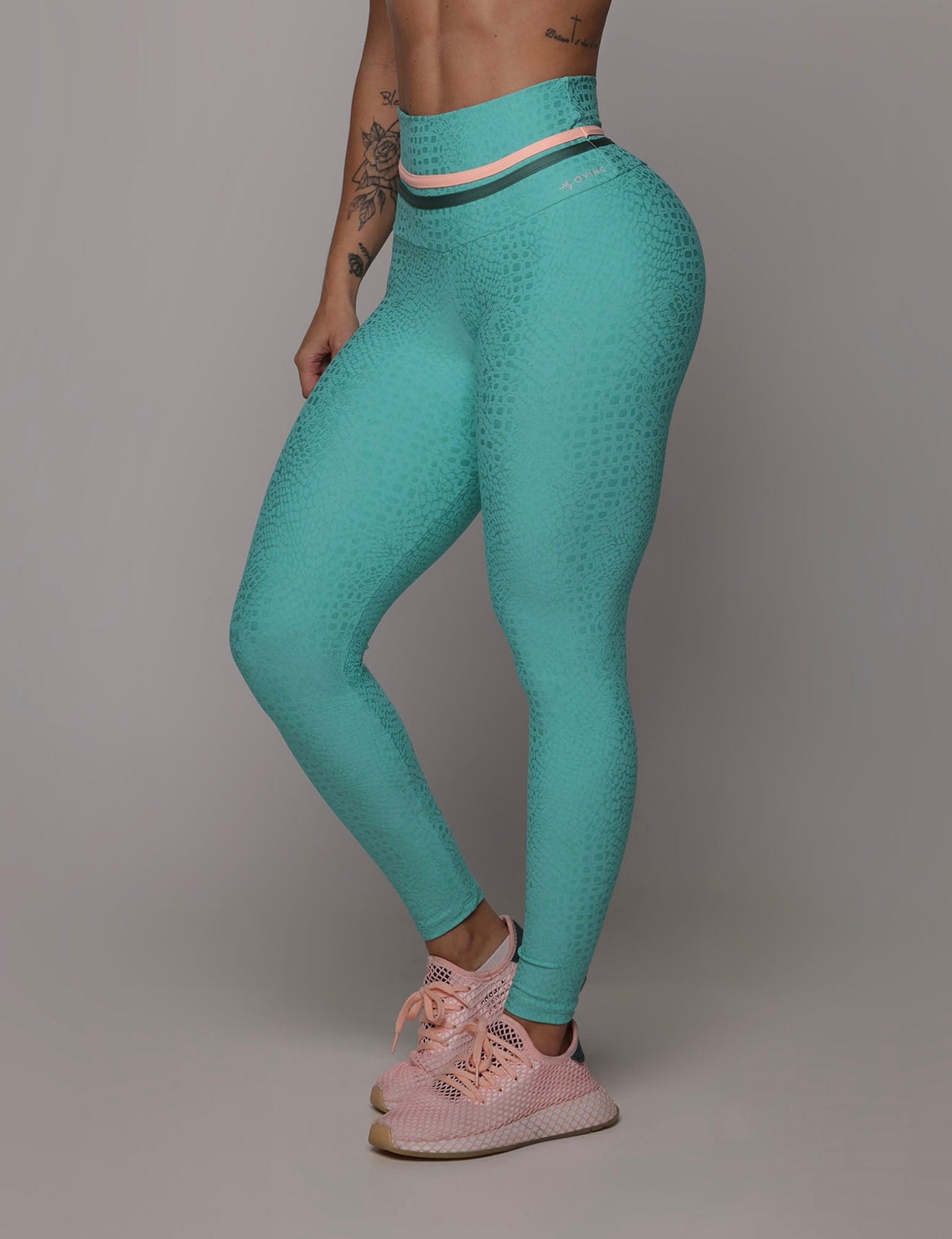 Mermaid Aqua Legging Scrunch Brasileño