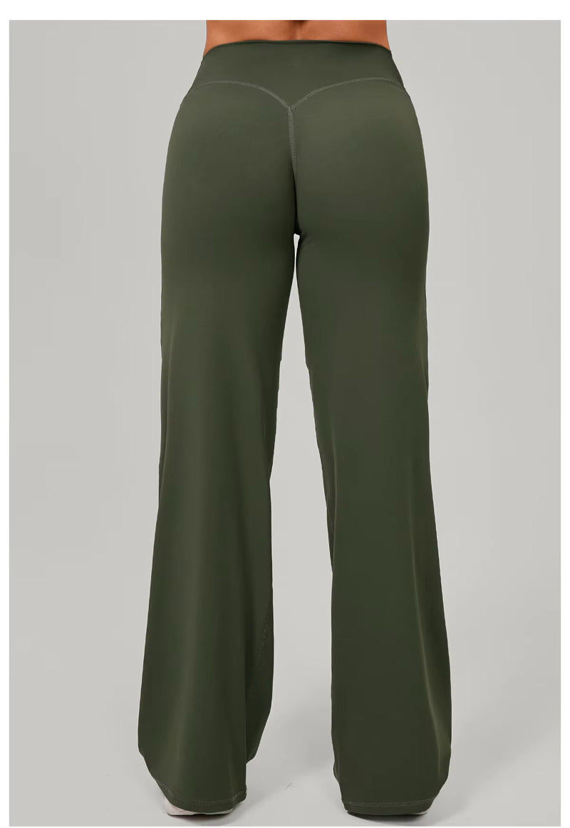 Latina Gang Straight Legging Olive Green