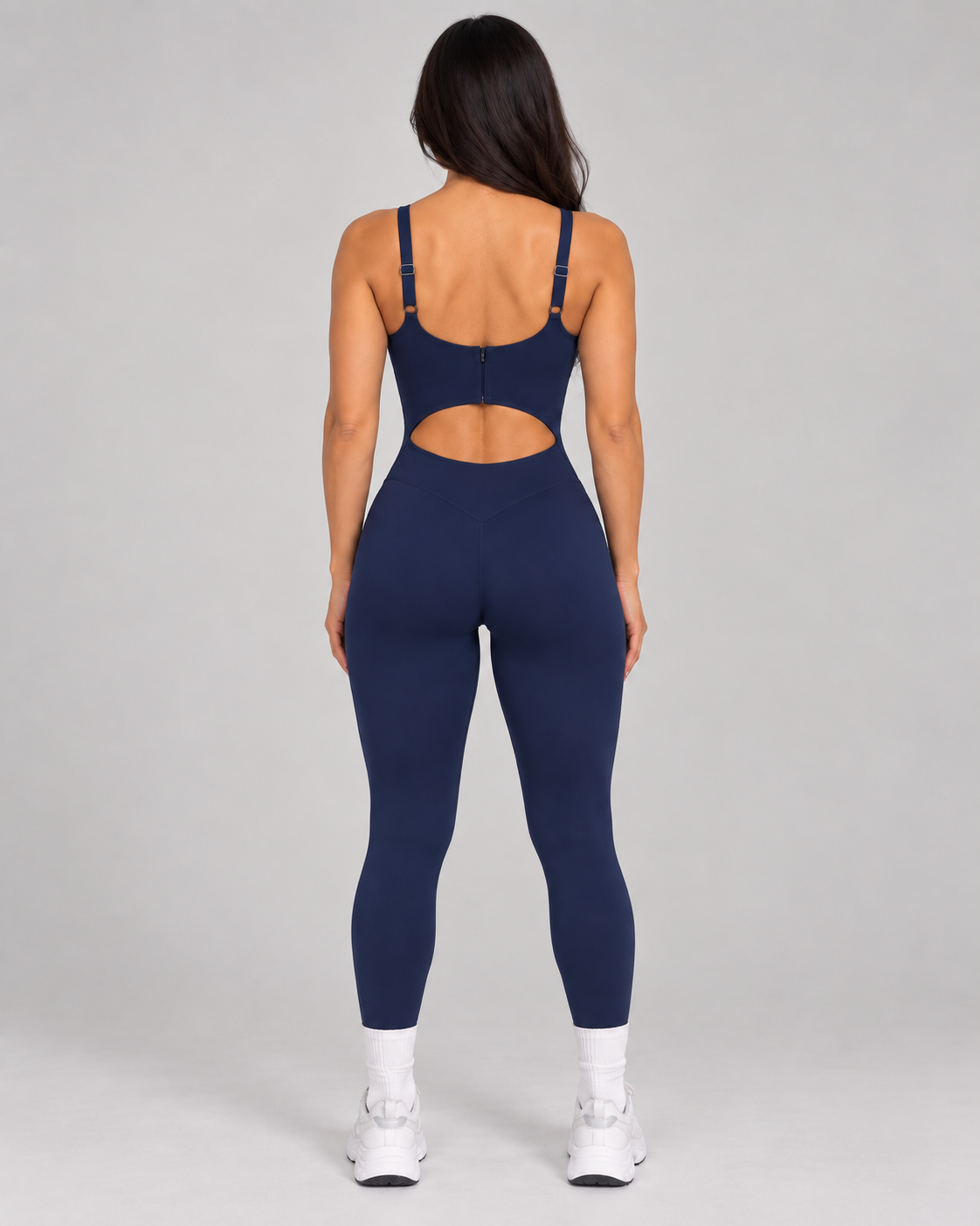 Nizuc Enterizo Azul Marino con Zipper