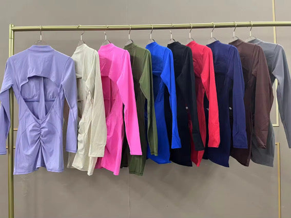 Sculpt Long Sleeve Romper Scrunch Rojo