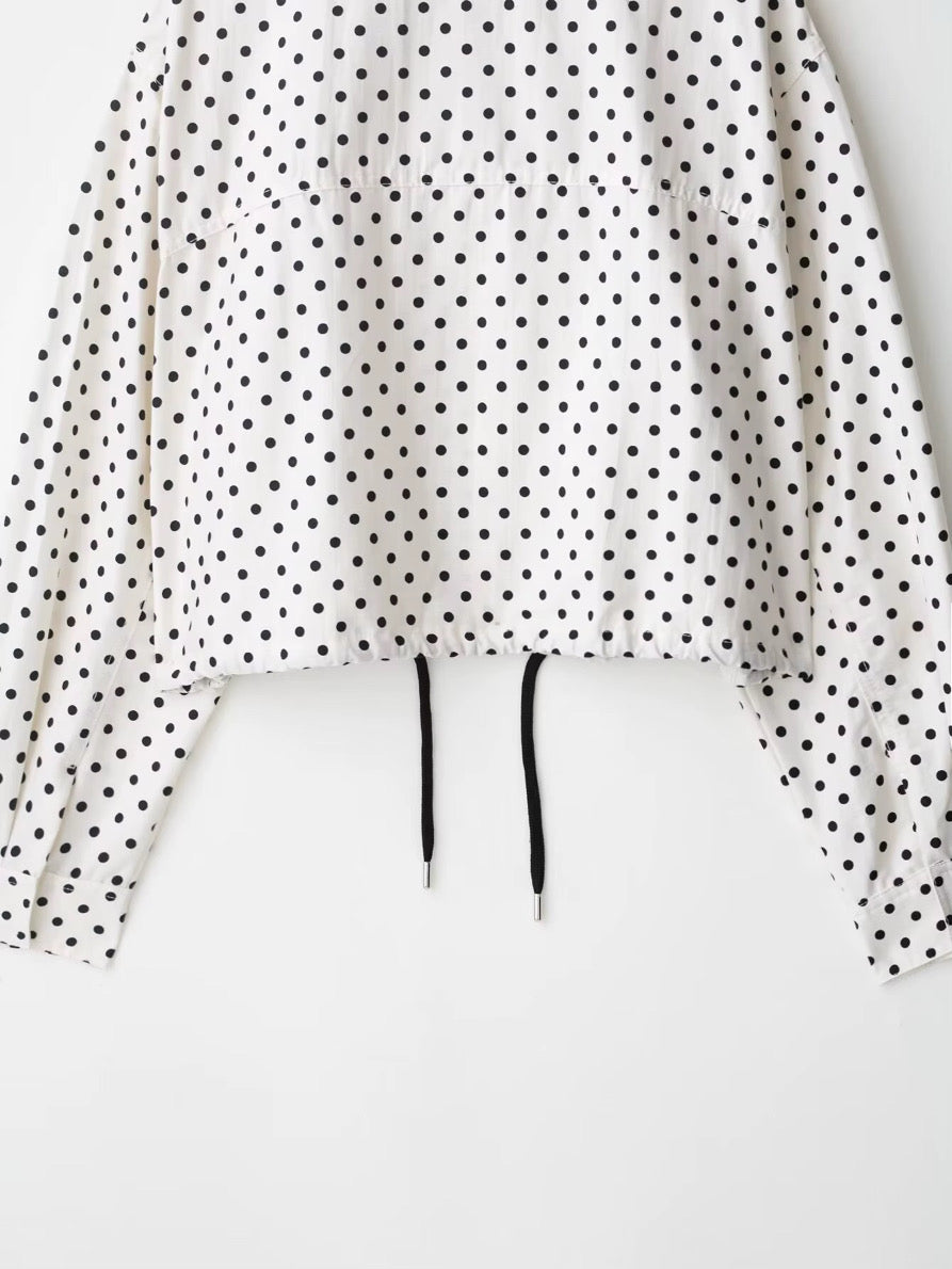 Jacket Polka Dot Blanco & Negro