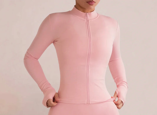 Basic Jacket Long Sleeve Baby Rose