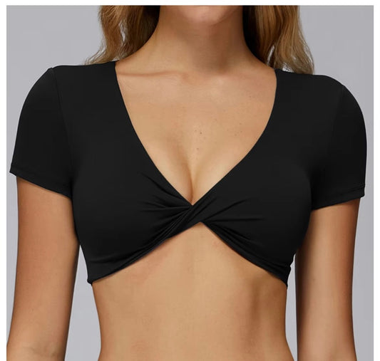 Tulum Crop Top Negro