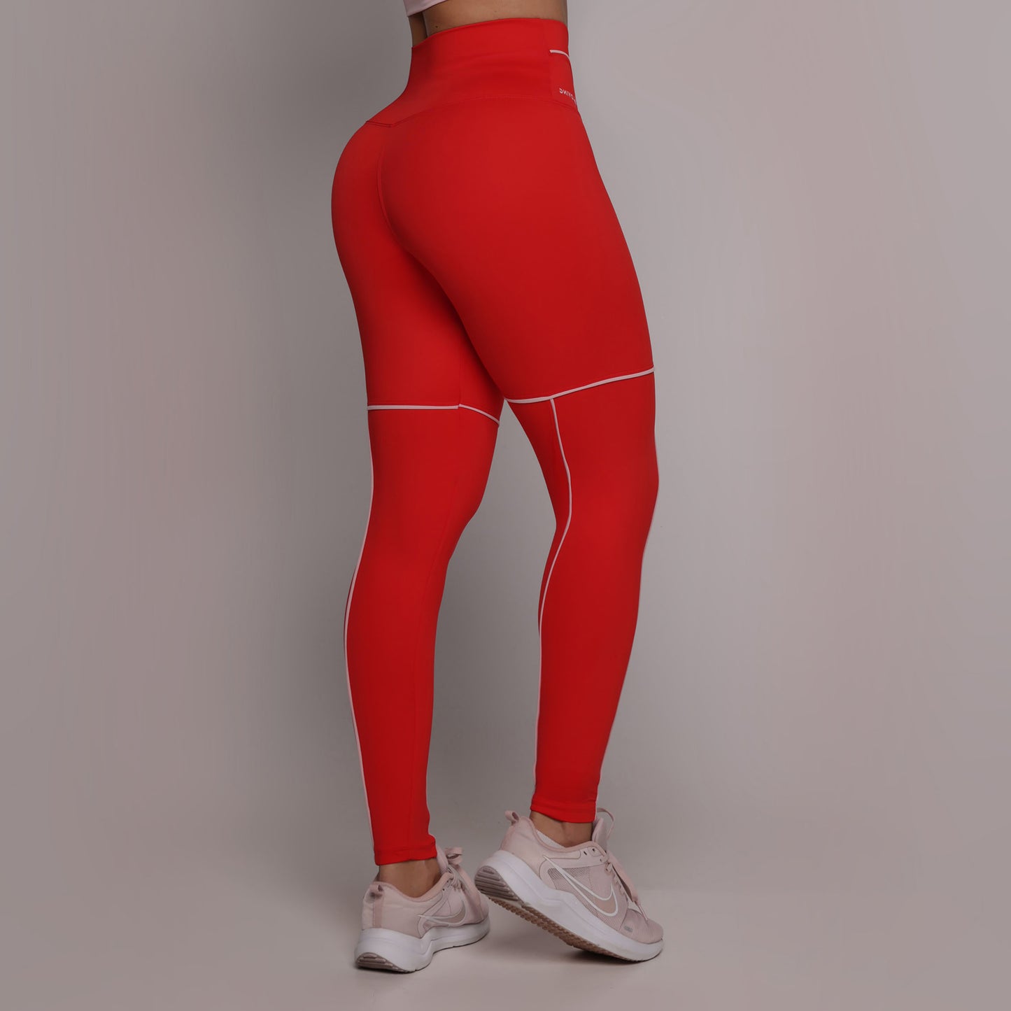 Legging de Compresión Brasileño Rojo & Rosa (5 Estrellas)
