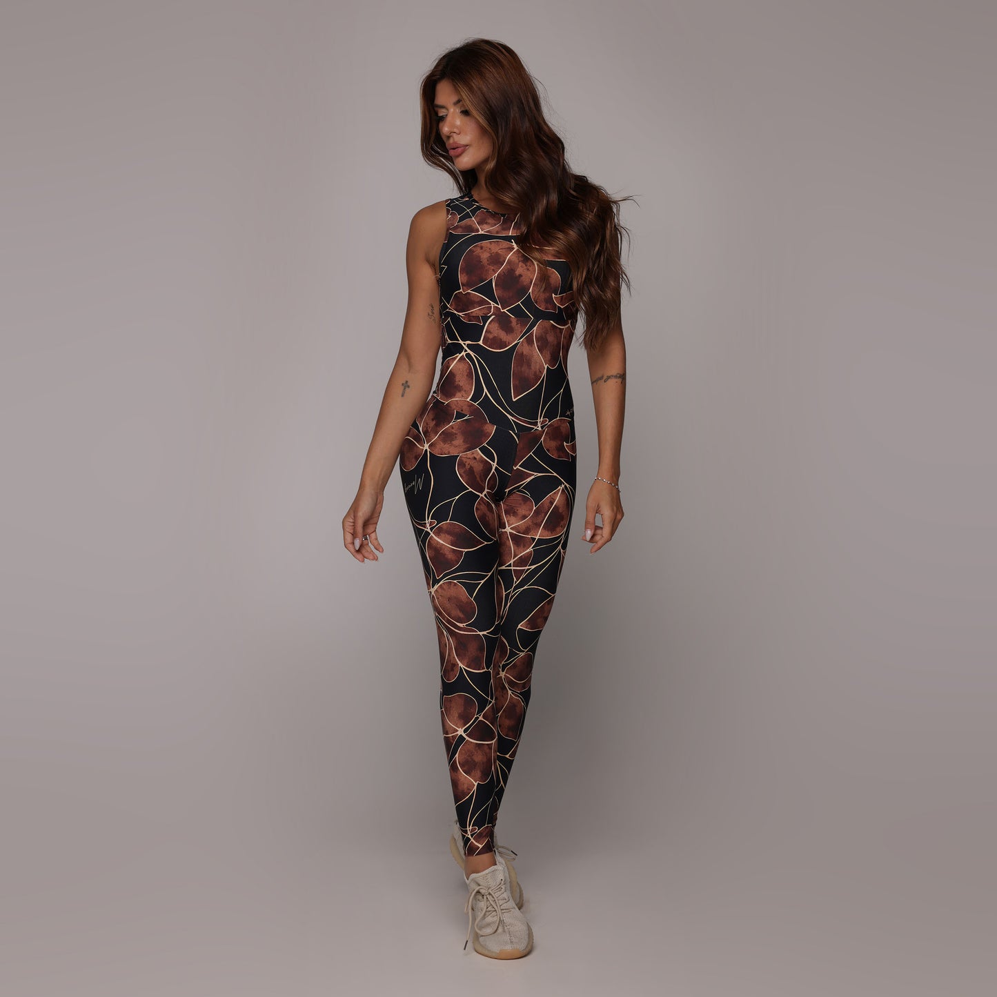 Golden Blossom Enterizo Brasileño Scrunch