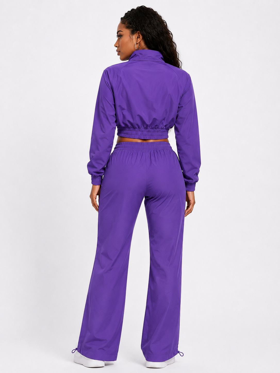 Essential Jogger & Jacket Violeta & Blanco