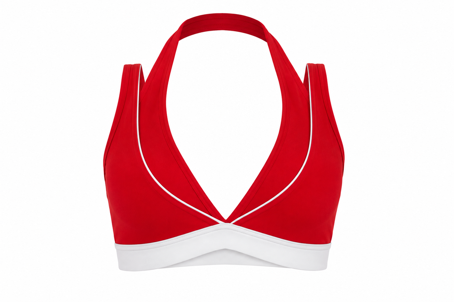 Be Mine Crop Top Rojo y Blanco