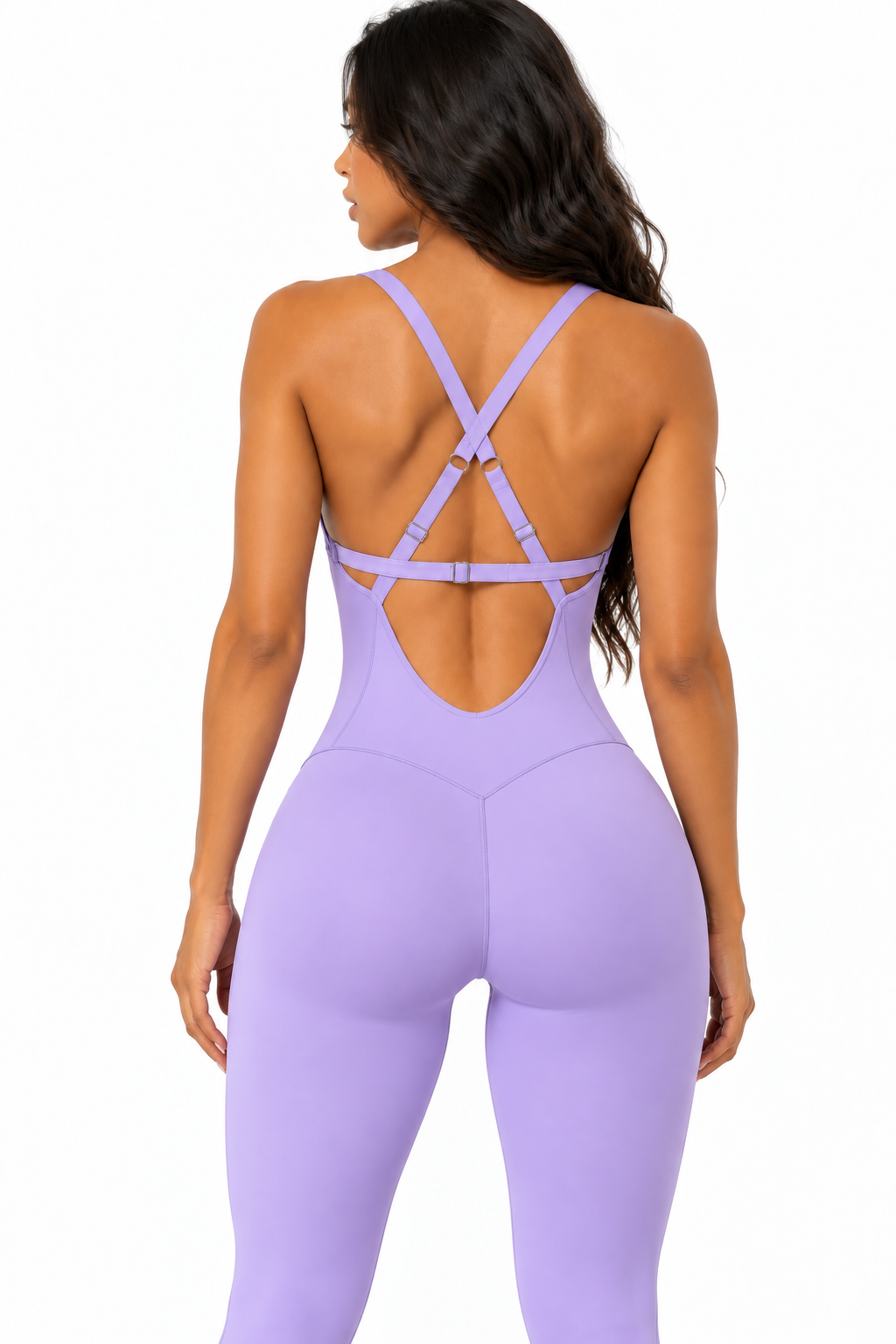 Charlotte Enterizo Lavanda con Tiras Ajustables
