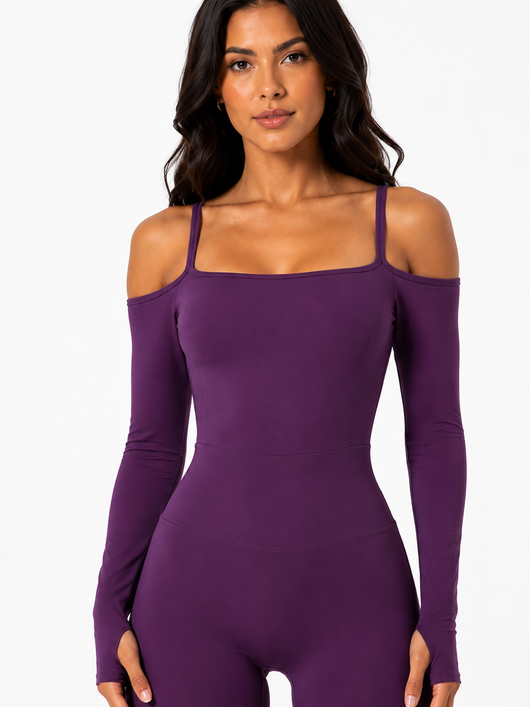Dream Girl Flared Jumpsuit Plum