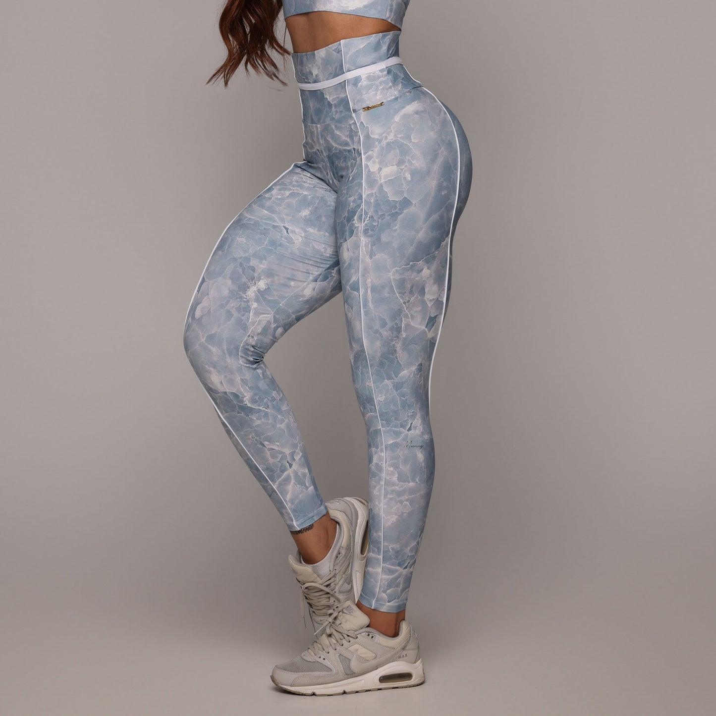 Crystal Blue Legging Brasileño Scrunch