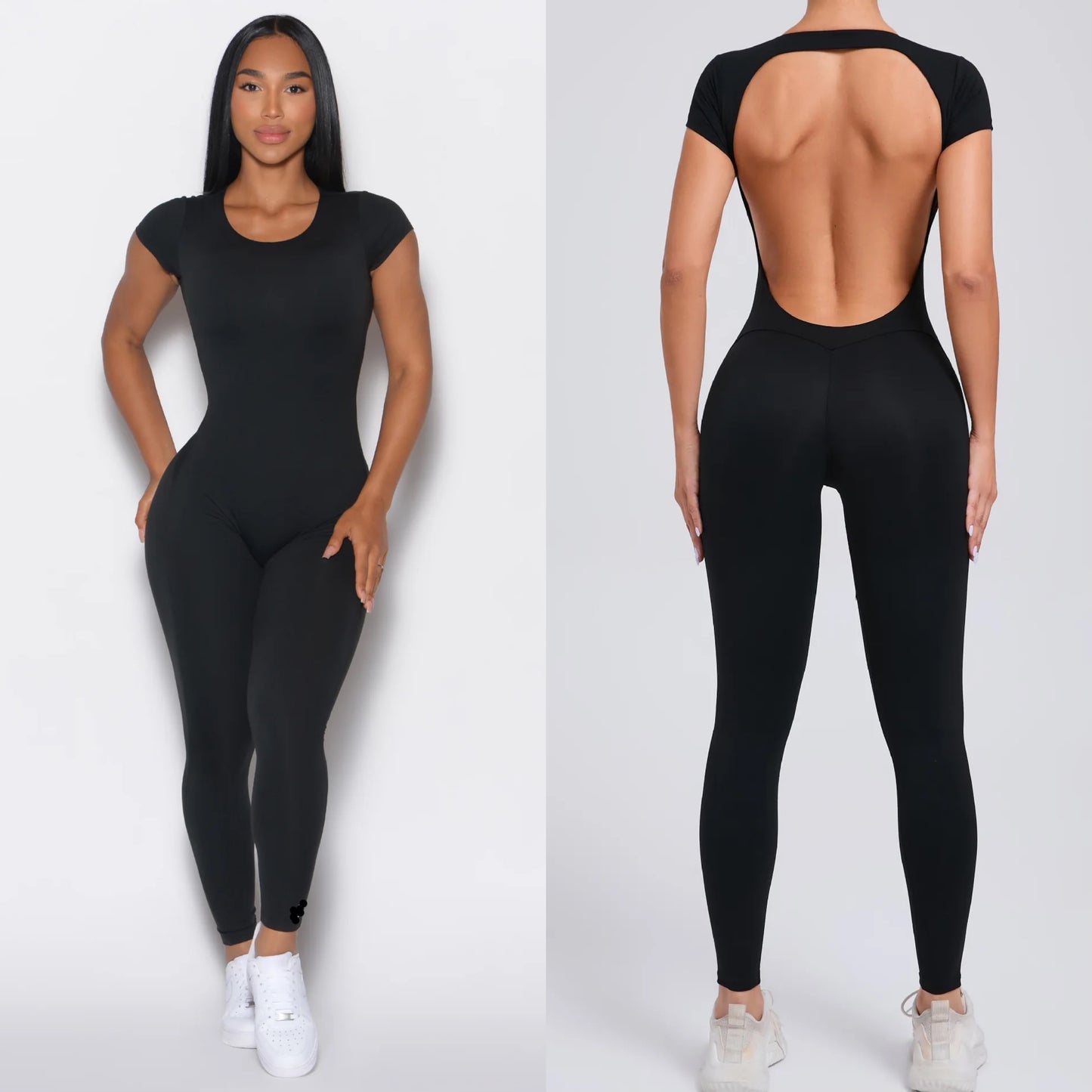 Fit Girl Enterizo Negro