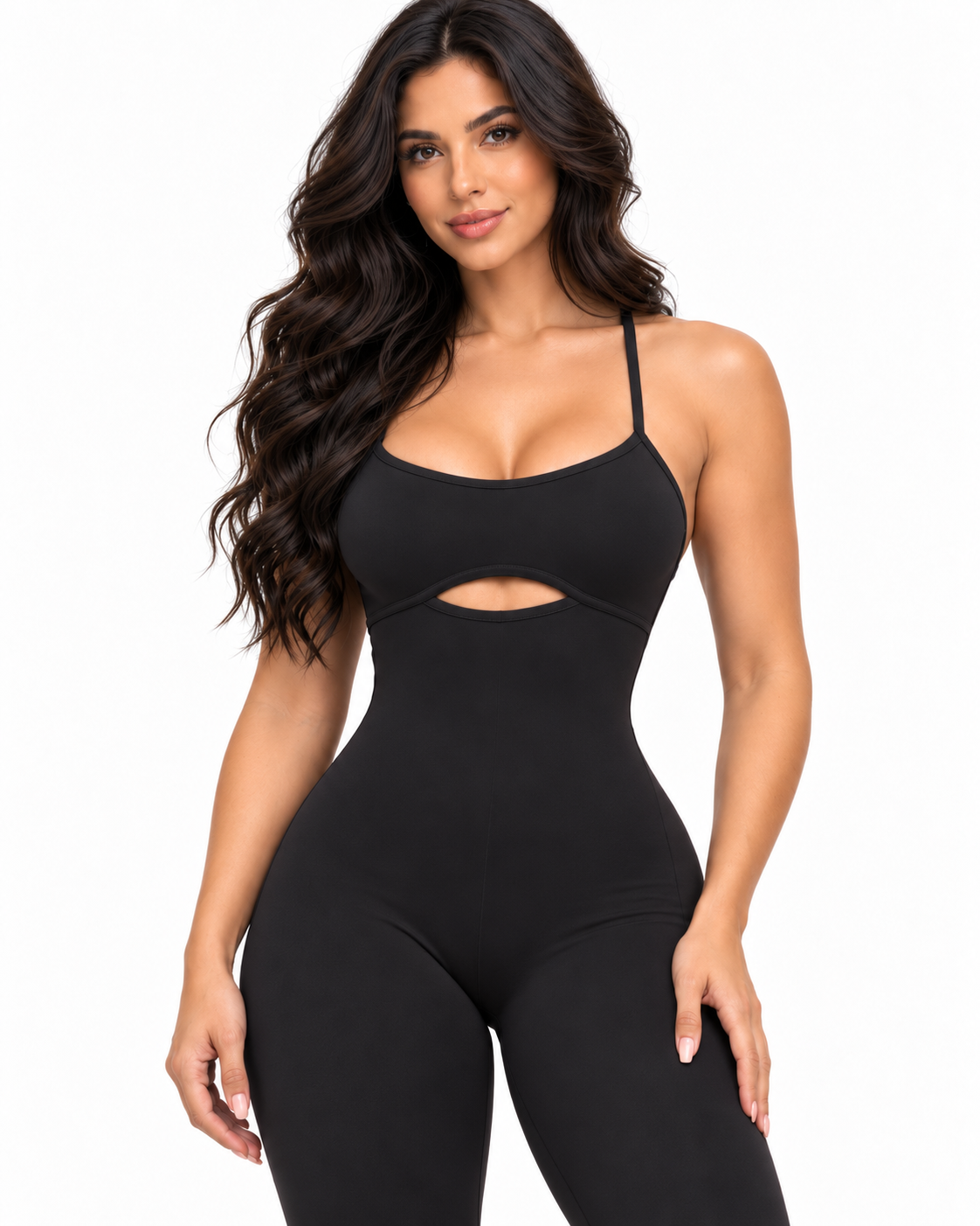 Latina Mami Jumpsuit Palazzo Negro