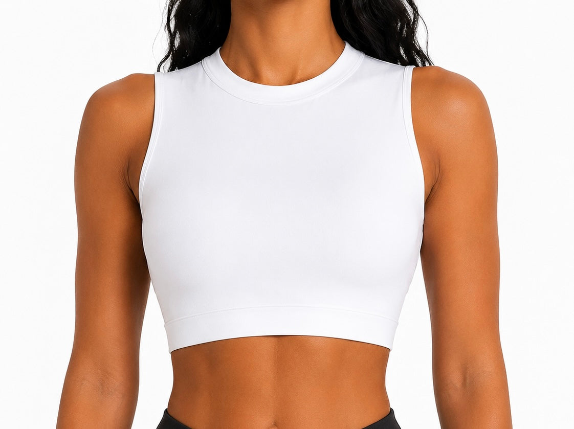 Madona Crop Top Blanco
