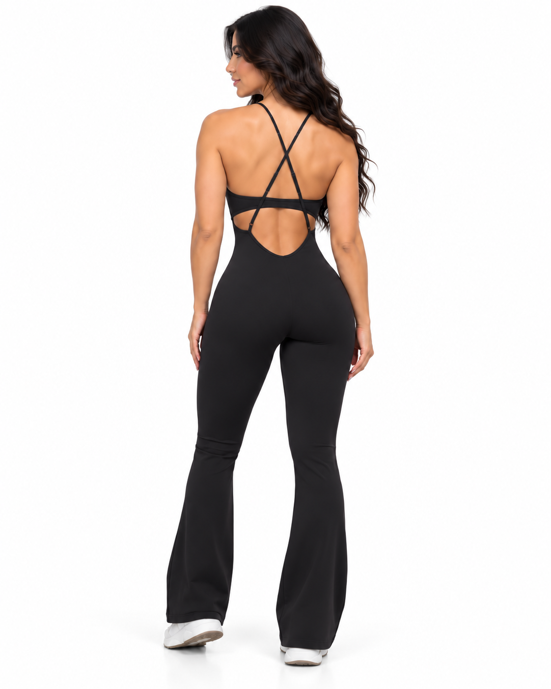 Latina Mami Jumpsuit Palazzo Negro